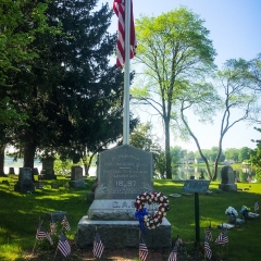Village of Lakeview, Cemetery, MEMORIAL DAY 2020